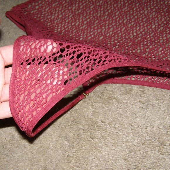 RARE nwot 36C Med Victoria's Secret fishnet Teddy - Picture 9 of 16